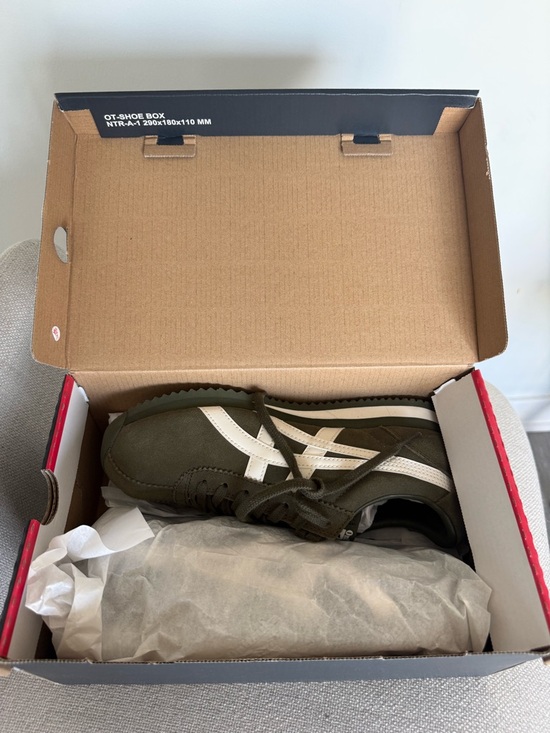 Onitsuka Tiger by Asics Shoes - Onitsuka Tiger: Tiger Corsair in Bronze Green/Cream